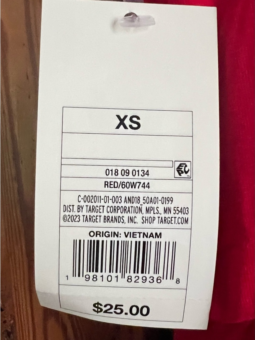 NWT A New Day- Red Midi Dress Sleeveless Lightweight XS pockets, side slit - Picture 11 of 14
